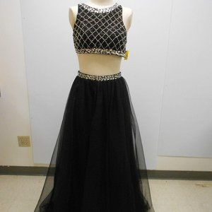 NWT WOMEN'S 2 PCS/NO BRAND/BLACK/SIZE 0